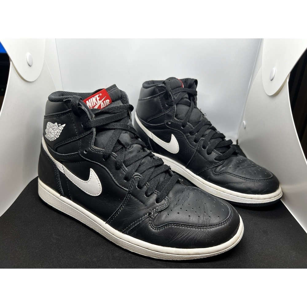Nike Air Jordan 1 Retro OG Prm High Yin Yang Size 10.5 555088-011 Black White